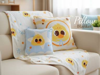 PILLOW BLANKET หมอนผ้าห่ม